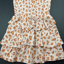 Load image into Gallery viewer, Girls Target, animal print cotton summer dress, FUC, size 2, L: 51cm