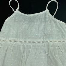 Load image into Gallery viewer, Girls Mango, cotton lined summer dress, GUC, size 6, L: 63cm