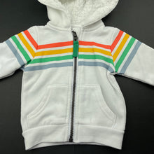 Load image into Gallery viewer, unisex Baby Berry, fleece lined zip hoodie sweater, GUC, size 000,  