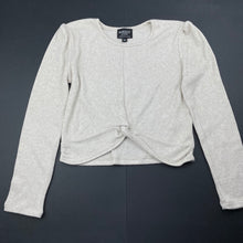 Load image into Gallery viewer, Girls Bardot Junior, soft feel stretchy twist front sweater, EUC, size 8-10,  
