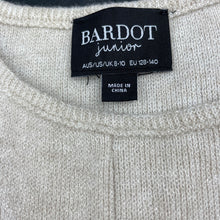 Load image into Gallery viewer, Girls Bardot Junior, soft feel stretchy twist front sweater, EUC, size 8-10,  