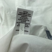 Load image into Gallery viewer, Boys Target, white cotton long sleeve shirt, dinosaur, NEW, size 3,  