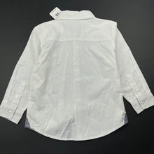 Load image into Gallery viewer, Boys Target, white cotton long sleeve shirt, dinosaur, NEW, size 3,  
