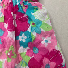 Load image into Gallery viewer, Girls Nannette, lined floral cotton summer dress, GUC, size 1-2, L: 39cm