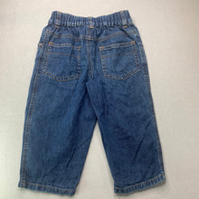 Load image into Gallery viewer, Boys GAP, blue denim jeans, elasticated, Inside leg: 28cm, GUC, size 2,  
