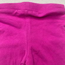 Load image into Gallery viewer, Girls pink, stretchy leggings, elasticated, GUC, size 00,  