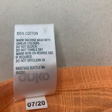 Load image into Gallery viewer, Girls Anko, orange lightweight cotton top, GUC, size 1,  
