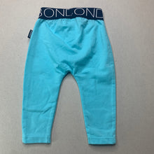 Load image into Gallery viewer, unisex Bonds, blue stretchy leggings / bottoms, EUC, size 000,  