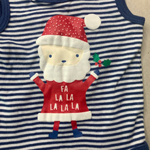 Load image into Gallery viewer, unisex Tiny Little Wonders, cotton Christmas singletsuit / romper + bib, NEW, size 000,  