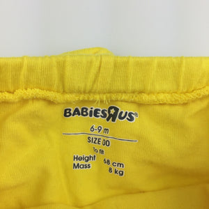 Girls Babies R Us, yellow cotton ruffle bloomers, GUC, size 00