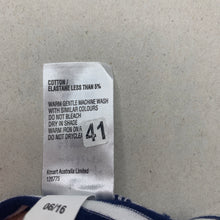 Load image into Gallery viewer, unisex Tiny Little Wonders, navy stripe stretchy leggings / bottoms, EUC, size 000,  