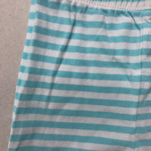 Load image into Gallery viewer, unisex Target, blue &amp; white stripe leggings / bottoms, EUC, size 000,  