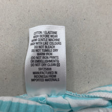 Load image into Gallery viewer, unisex Target, blue &amp; white stripe leggings / bottoms, EUC, size 000,  