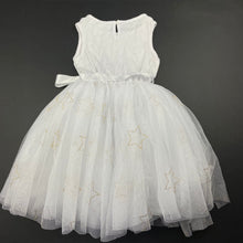 Load image into Gallery viewer, Girls Origami, spliced tulle party dress, stars, FUC, size 2, L: 50cm