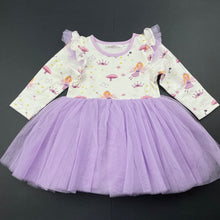 Load image into Gallery viewer, Girls Lollipop House, tulle tutu romper dress, fairies, EUC, size 0, L: 37cm