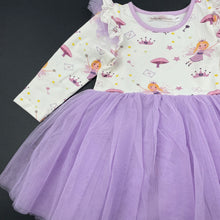 Load image into Gallery viewer, Girls Lollipop House, tulle tutu romper dress, fairies, EUC, size 0, L: 37cm