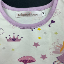 Load image into Gallery viewer, Girls Lollipop House, tulle tutu romper dress, fairies, EUC, size 0, L: 37cm