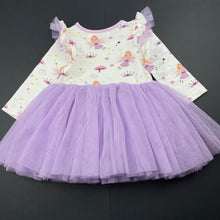 Load image into Gallery viewer, Girls Lollipop House, tulle tutu romper dress, fairies, EUC, size 0, L: 37cm