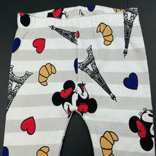 Load image into Gallery viewer, Girls Peter Alexander, Minnie Mouse waffle pyjama pants / bottoms, EUC, size 0,  