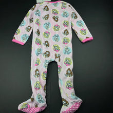 Load image into Gallery viewer, Girls Disney, Princess, fleece zip coverall / pyjamas, NEW, size 2,  