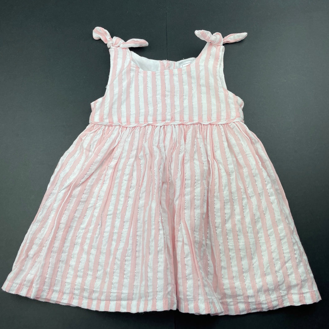 Girls Kids & Co, cotton lined casual summer dress, EUC, size 0, L: 40cm