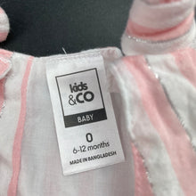 Load image into Gallery viewer, Girls Kids &amp; Co, cotton lined casual summer dress, EUC, size 0, L: 40cm