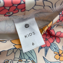 Load image into Gallery viewer, Girls Target, floral long sleeve rashie / swim top, GUC, size 6,  