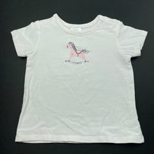 Load image into Gallery viewer, Girls Target, white stretchy t-shirt / top, EUC, size 000,  