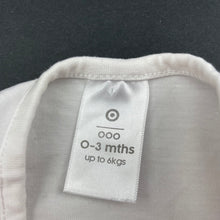 Load image into Gallery viewer, Girls Target, white stretchy t-shirt / top, EUC, size 000,  
