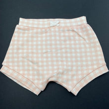 Load image into Gallery viewer, Girls Anko, pink check cotton shorts, elasticated, EUC, size 00,  