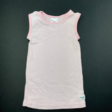 Load image into Gallery viewer, Girls Target, pink stripe cotton singlet top, GUC, size 000,  