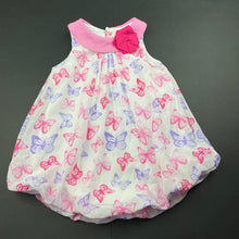 Load image into Gallery viewer, Girls Baby Essentials, lined lightweight bubble romper, EUC, size 1-2,  