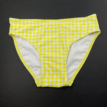 Load image into Gallery viewer, Girls Mango, yellow check swim bottoms, EUC, size 8,  