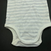 Load image into Gallery viewer, Boys Tiny Little Wonders, blue stripe cotton bodysuit / romper, NEW, size 000,  