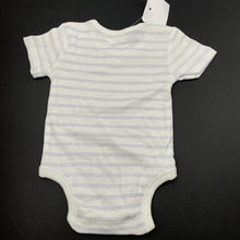 Load image into Gallery viewer, Boys Tiny Little Wonders, blue stripe cotton bodysuit / romper, NEW, size 000,  