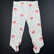 Load image into Gallery viewer, Girls Tiny Little Wonders, cotton footed leggings / bottoms, EUC, size 0000,  