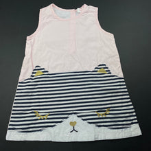Load image into Gallery viewer, Girls Seed, lined lightweight cotton dress, FUC, size 1, L: 42cm
