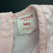Load image into Gallery viewer, Girls Seed, lined lightweight cotton dress, FUC, size 1, L: 42cm