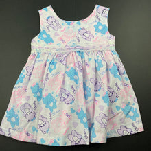 Load image into Gallery viewer, Girls lightweight, dress, cats, armpit to armpit: 25cm, EUC, size 0, L: 39cm