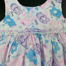 Load image into Gallery viewer, Girls lightweight, dress, cats, armpit to armpit: 25cm, EUC, size 0, L: 39cm