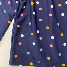 Load image into Gallery viewer, Girls Anko, navy long sleeve rashie / swim top, GUC, size 2,  
