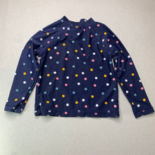 Load image into Gallery viewer, Girls Anko, navy long sleeve rashie / swim top, GUC, size 2,  