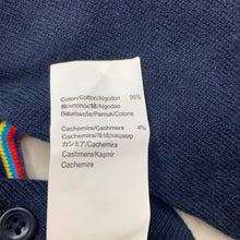 Load image into Gallery viewer, Boys Paul Smith, navy cotton / cashmere knit cardigan, NEW, size 6 months,  