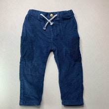 Load image into Gallery viewer, Boys Anko, cotton lined corduroy pants, adjustable, Inside leg: 28cm, EUC, size 1,  