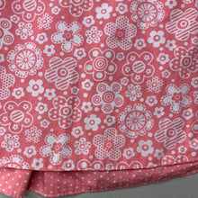 Load image into Gallery viewer, Girls reversible, pink &amp; white cotton dress, armpit to armpit: 26cm, FUC, size 1, L: 38cm