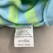 Load image into Gallery viewer, unisex Emotion &amp; Kids, striped cotton romper, GUC, size 00,  