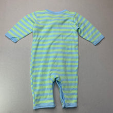 Load image into Gallery viewer, unisex Emotion &amp; Kids, striped cotton romper, GUC, size 00,  