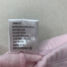 Load image into Gallery viewer, Girls pink, fleece lined footed leggings / bottoms, FUC, size 000,  