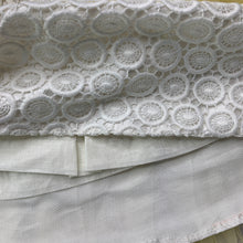 Load image into Gallery viewer, Girls gold, lined tulle &amp; lace party dress, armpit to armpit: 25cm, GUC, size 1, L: 40cm