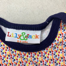 Load image into Gallery viewer, unisex Lily &amp; Jack, cotton bodysuit / romper, GUC, size 000,  